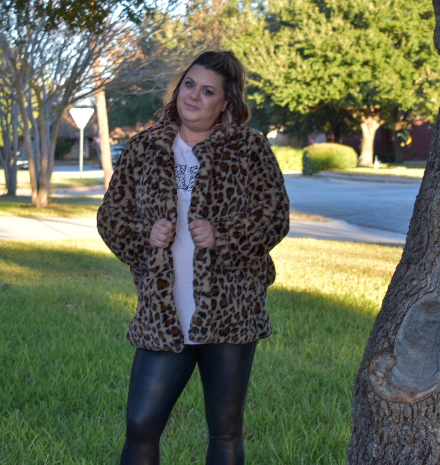 CHRISTA FAUX FUR COAT
