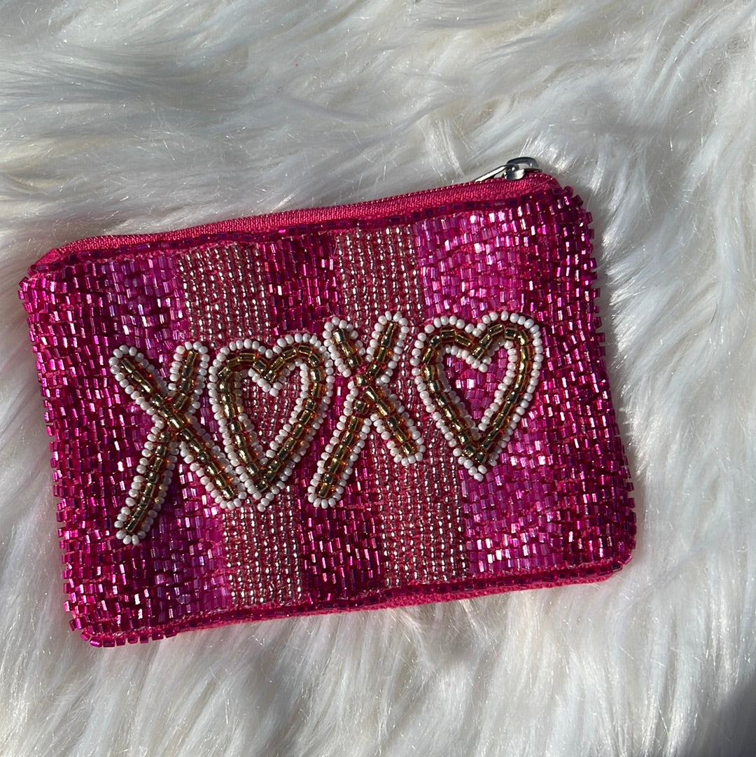 beaded coin purse