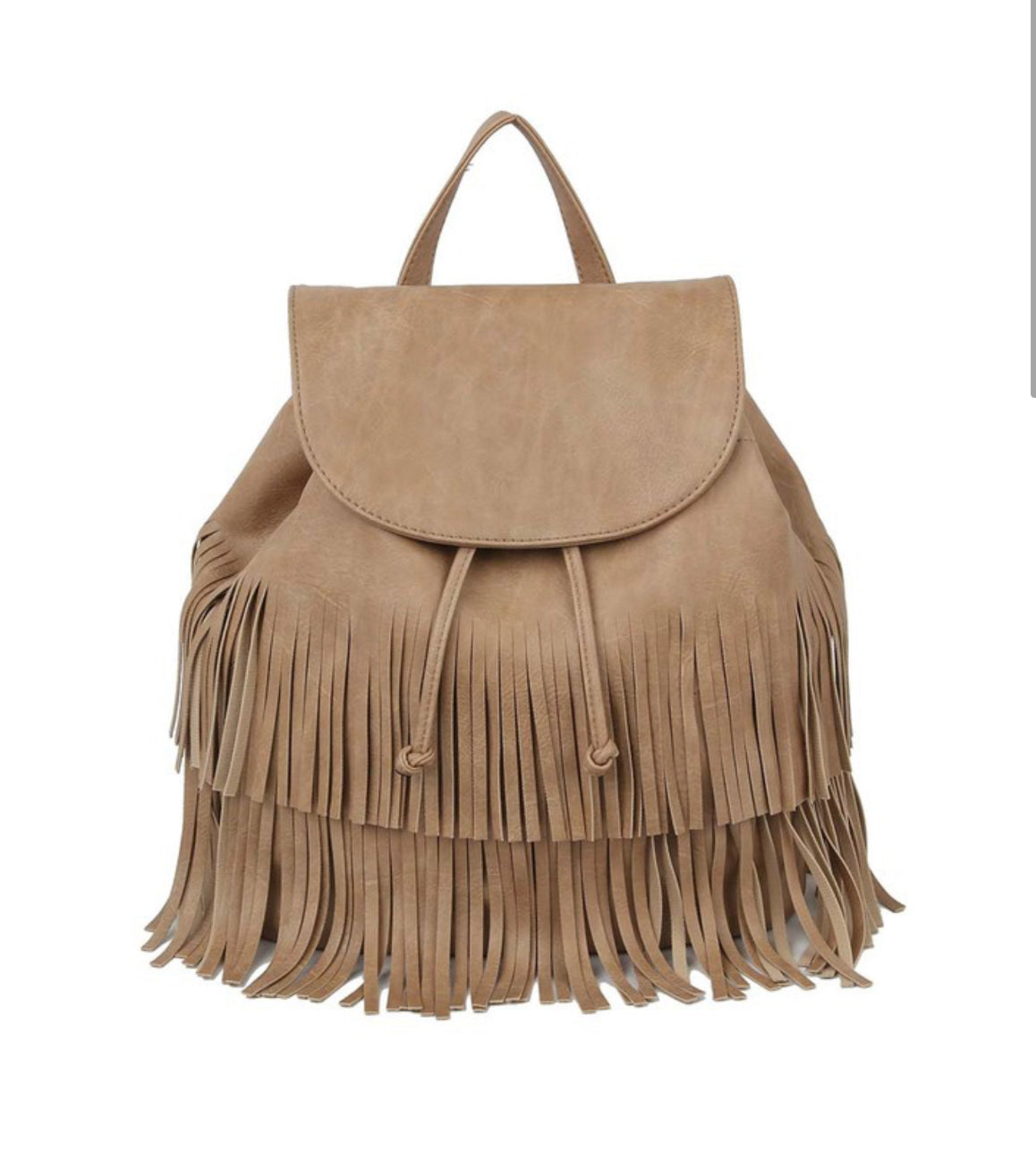 Fringe backpack