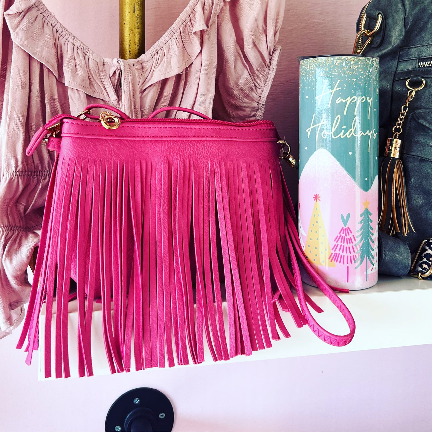 fringe crossbody