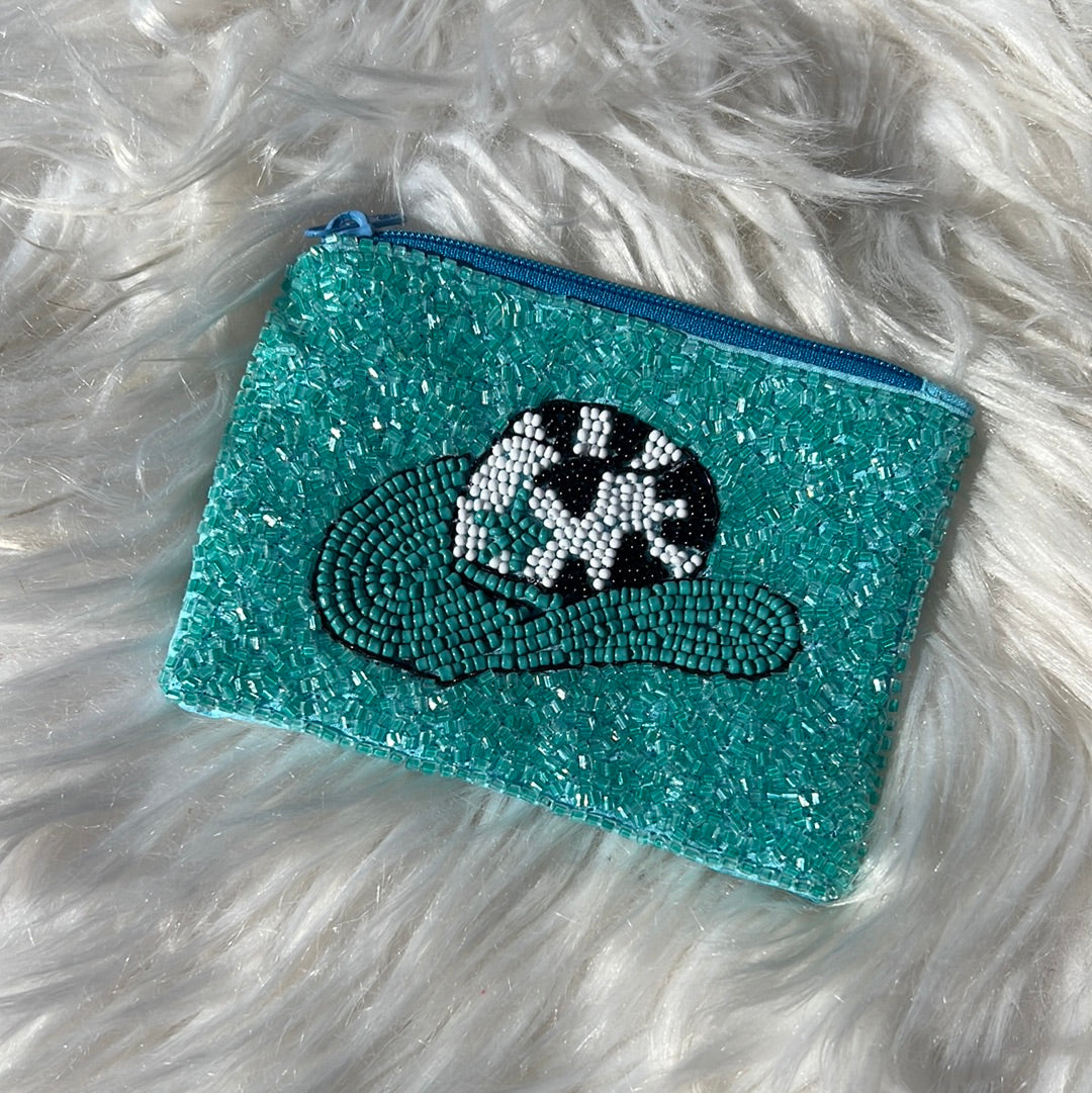 beaded coin purse