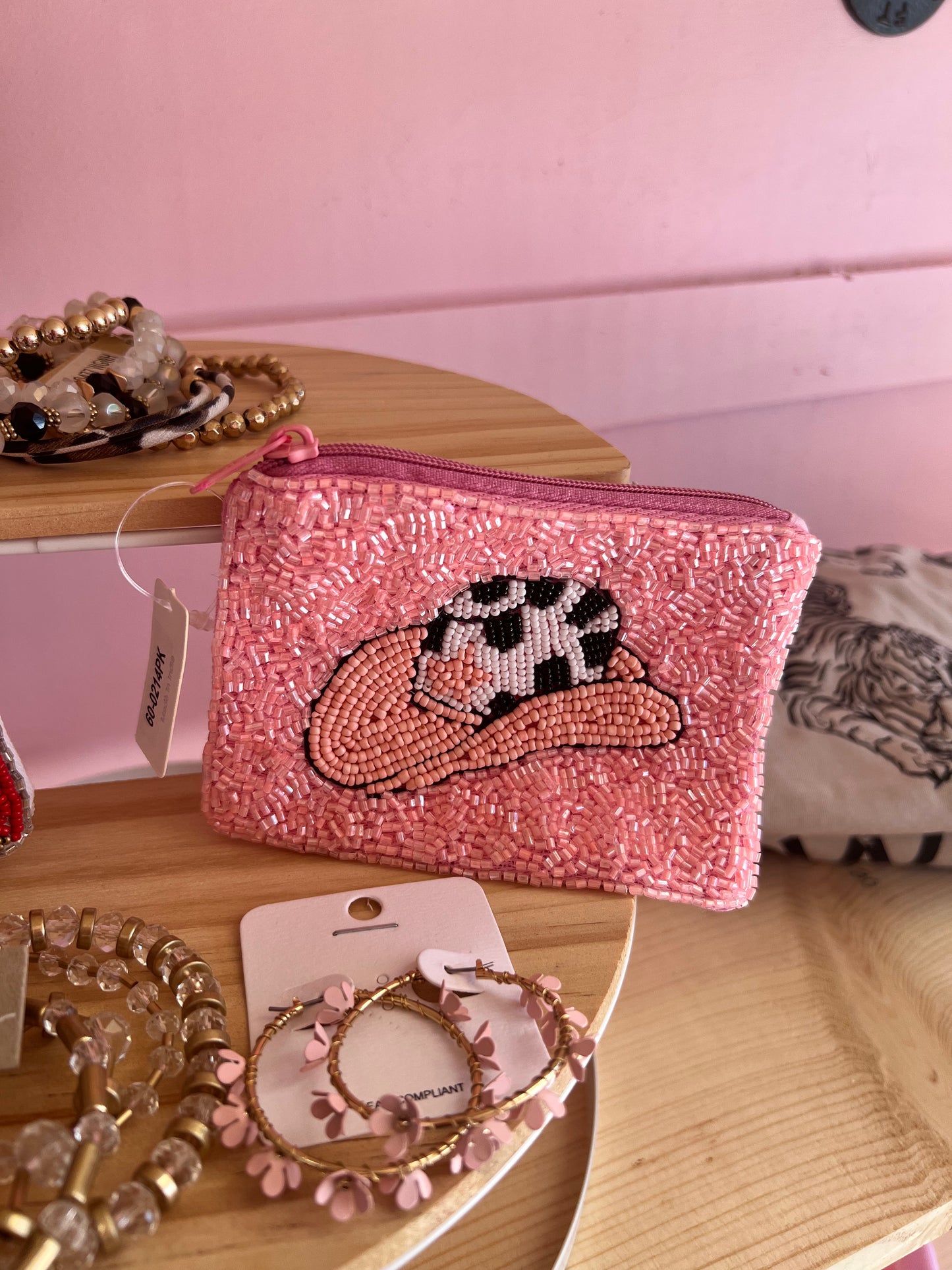 beaded coin purse
